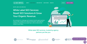 White label SEO services screenshot 