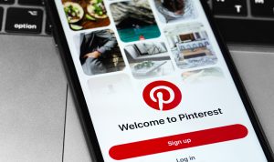 welcome to  pinterest screenshot