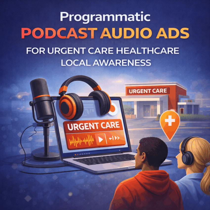 Programmatic Audio Advertising Programmatic Podcast Audio Ads for Urgent Care Healthcare Local ...