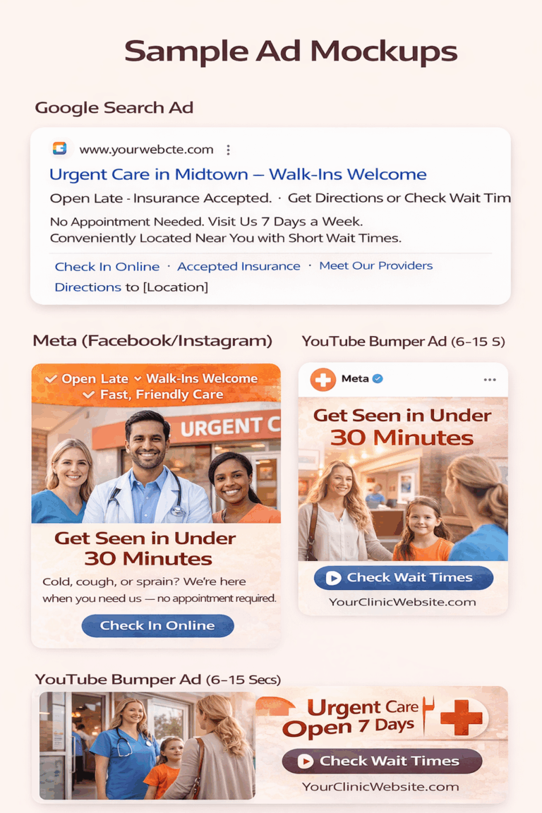 Creative Ad Development Tips for Urgent Care Healthcare Ads ...