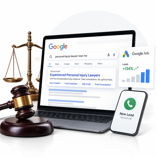 Google Ads for Personal Injury Law Firms: Win More Cases