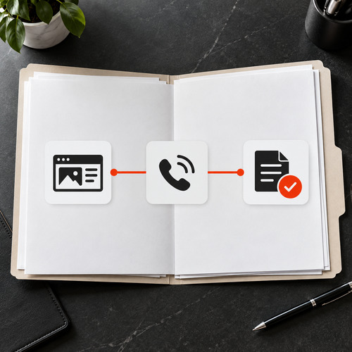 Marketing attribution path from digital ad to signed personal injury client
