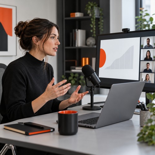 Propellant Media webinar presenter leading a live marketing session