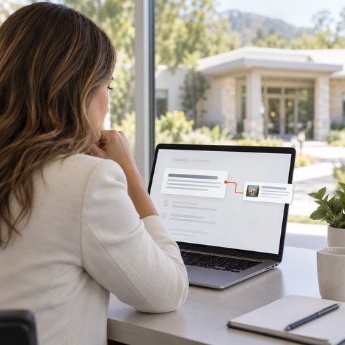 Treatment center cited as a source in an AI search result